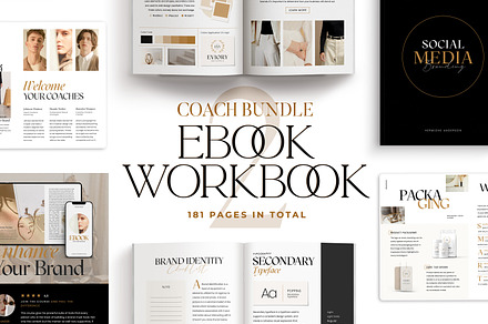 2in1 Bundle eBook + Workbook CANVA, a Magazine Template by Eviory