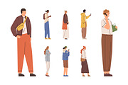 People standing and waiting set, a Person Illustration by Good Studio (Thumbnail 1 of 3)