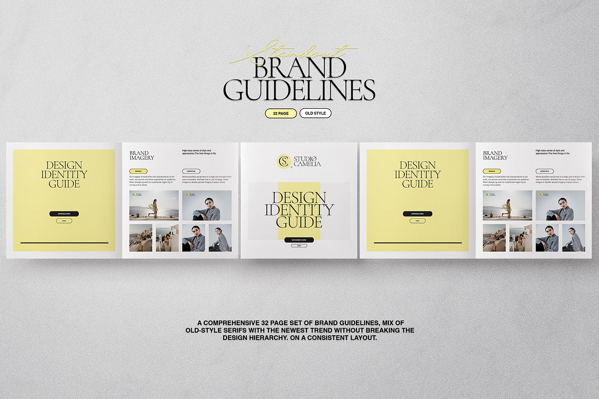 Square Brand Identity Guidelines, a Brochure Template by Proonty (Photo 1 of 8)