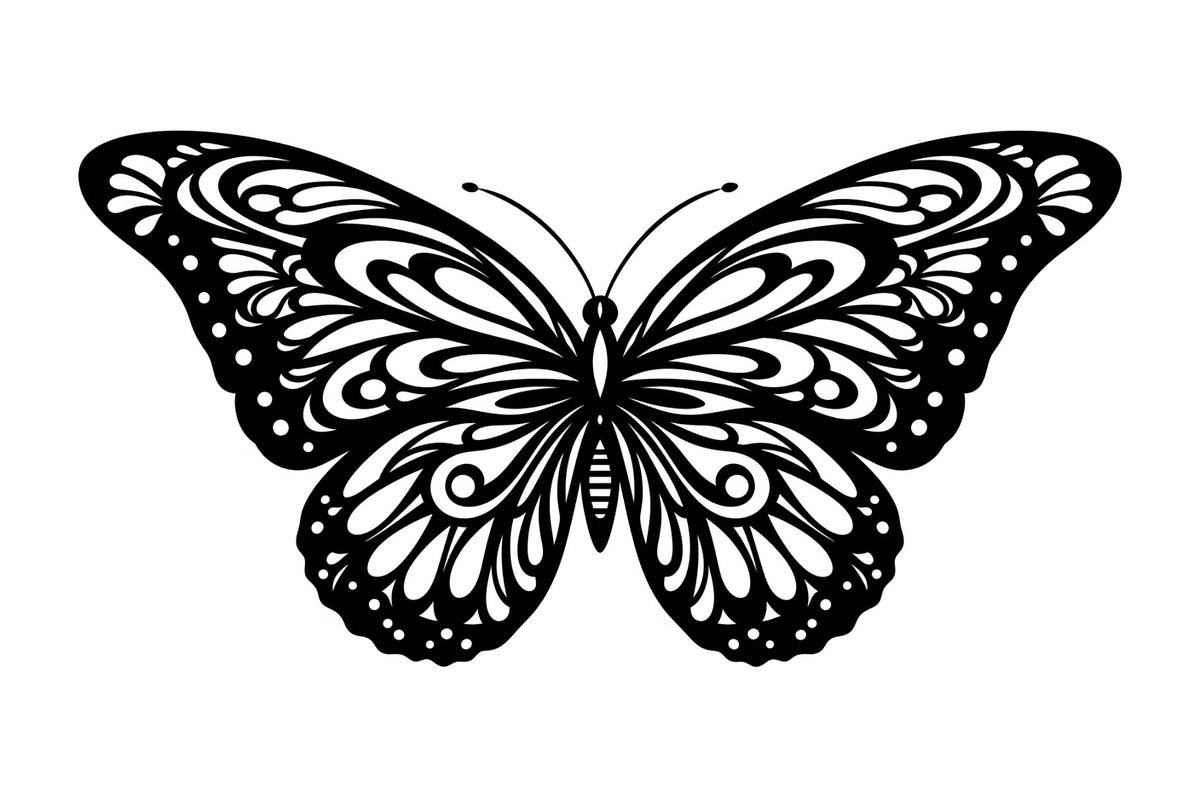 Butterfly Floral Vintage Frame Bundl, an Illustration by Creativeshirt (Photo 28 of 51)