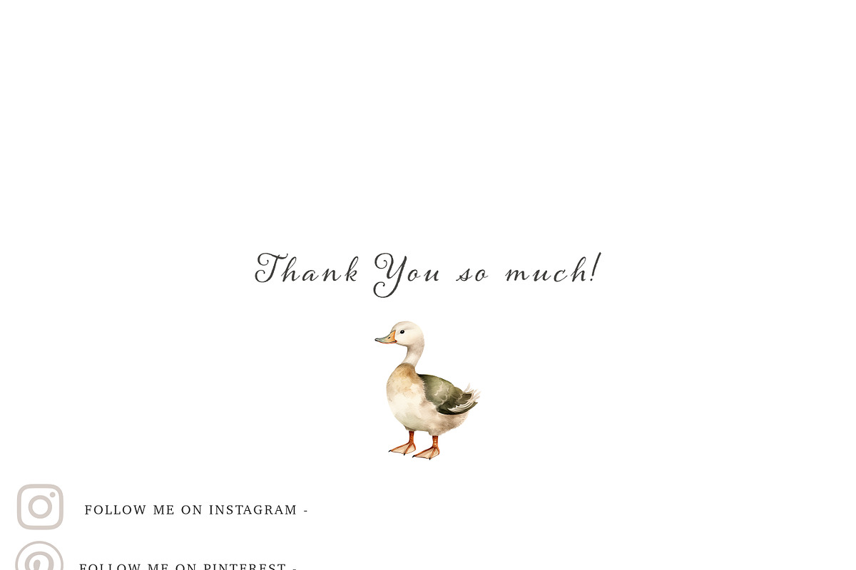 Watercolor Field Goose Collection, an Animal Illustration by Pati Paints (Photo 12 of 12)