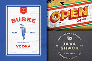 Merchant Street Sans, a Sans Serif Font by Vintage Type Company (Thumbnail 3 of 9)