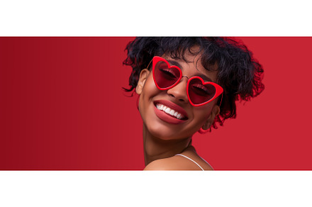 Lady in Scarlet: Heartfelt Elegance, a Beauty & Fashion Photo by CREATIVEDEF
