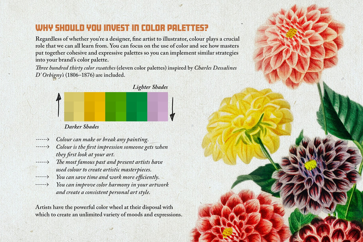 Hand Colored Engraving Procreate Kit, a Brush Add-On by Digi Life (Photo 3 of 10)