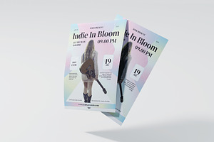 Dreamy Pastel Indie Concert Music, a Flyer Template by Artnivora.Std