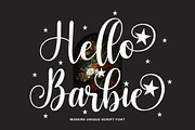 Hello Barbie, a Script Font by Bosstype Studio (Thumbnail 1 of 6)