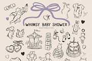 Whimsy Baby Shower icons, an Object Graphic by lokko studio (Thumbnail 3 of 10)