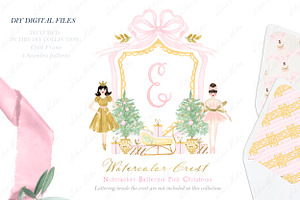 Nutcracker Ballerina Pink Gold Chris