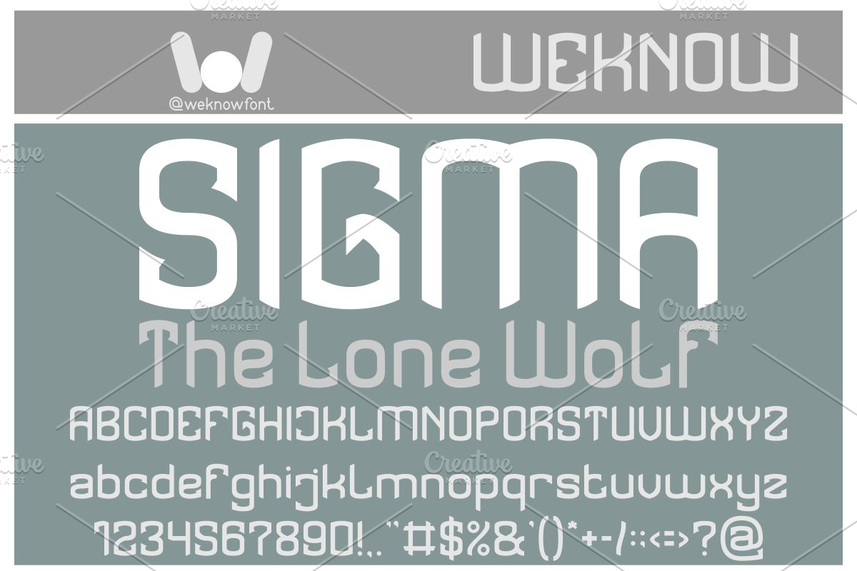 Brain States font, a Font by weknow (Photo 5 of 8)