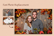 Autumn Photo Frame Template, a Layer Style Add-On by DesignerCandies (Thumbnail 4 of 7)