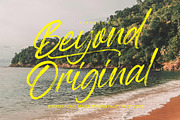 Beyond Original Modern Brush Font, a Script Font by RantautypeStudio (Thumbnail 1 of 15)