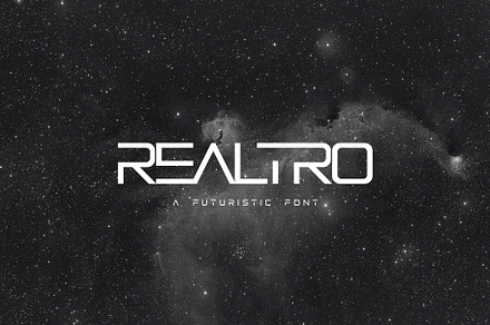 Realtro - Futuristic Font