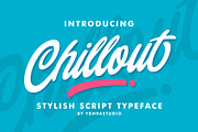 Chillout Typeface, a Script Font by YdhraStudio (Thumbnail 1 of 13)
