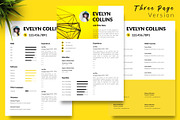 Modern Resume Bundle / CV - Evelyn, a Resume Template by Templates Design Co. (Thumbnail 4 of 17)