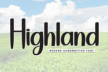 Highland | Script Font
