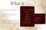 Canva *Elegant Wedding* Invitation, an Invitation Template by ElladesignCo (Thumbnail 4 of 5)