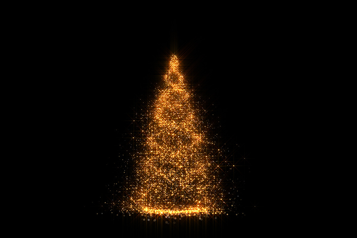 shining star Christmas tree, an Illustration by Leone_v (Photo 2 of 3)