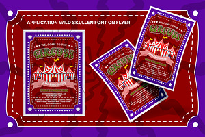 Wild Skullen - Slab Carnival Font