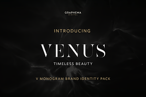 Venus - V monogram brand identity, a Graphic by Graphema Digital