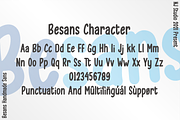 Besans, a Sans Serif Font by NJ Studio (Thumbnail 7 of 8)