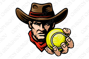 Cowboy Tennis Ball Sports Team