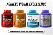 5lb Whey Protein Jar Mockup A2-Pro, a Packaging Mockup by Design Warlord (Thumbnail 9 of 16)