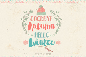 Winter Tales Font Trio Extras