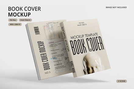 Book Mockup, a Books & Magazine Mockup by Double Click Zone