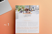 Blogger Media Kit Template | 3 Pages, a Resume Template by Blogger Kit Co. (Thumbnail 6 of 9)
