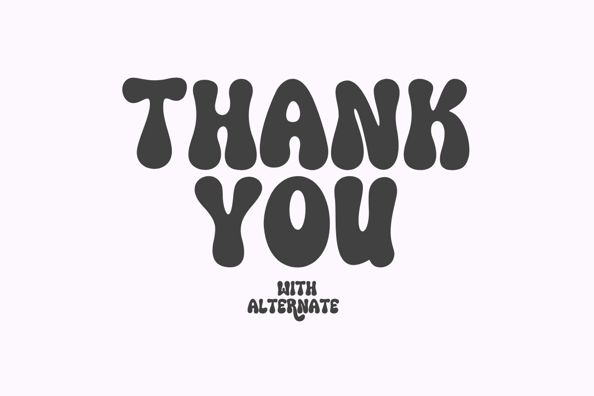 Funky Monday - Retro Groovy Font, a Handwritten Font by SaktiAvellin (Photo 7 of 7)