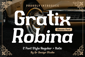 Gratix Robina - Classic Font