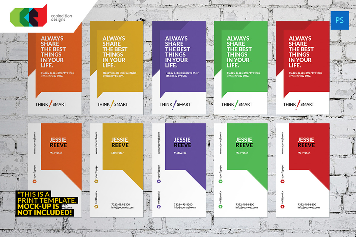 Quote it - Business Card 67, a Business Card Template by Cooledition (Photo 4 of 4)