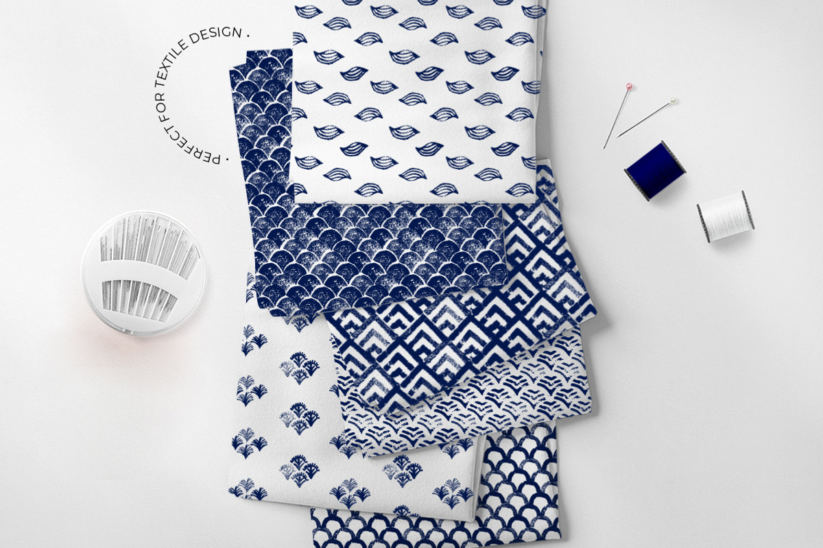 Japanese Vector Patterns & Elements, a Pattern Graphic by Julie&Taily (Photo 18 of 24)