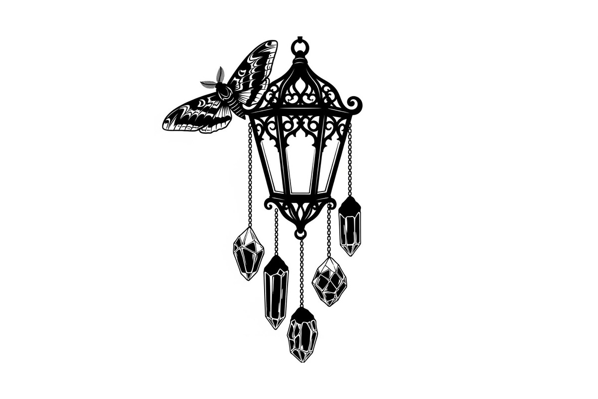 Mystical Moth Lantern Design Bundle, an Illustration by Designs_River (Photo 26 of 31)