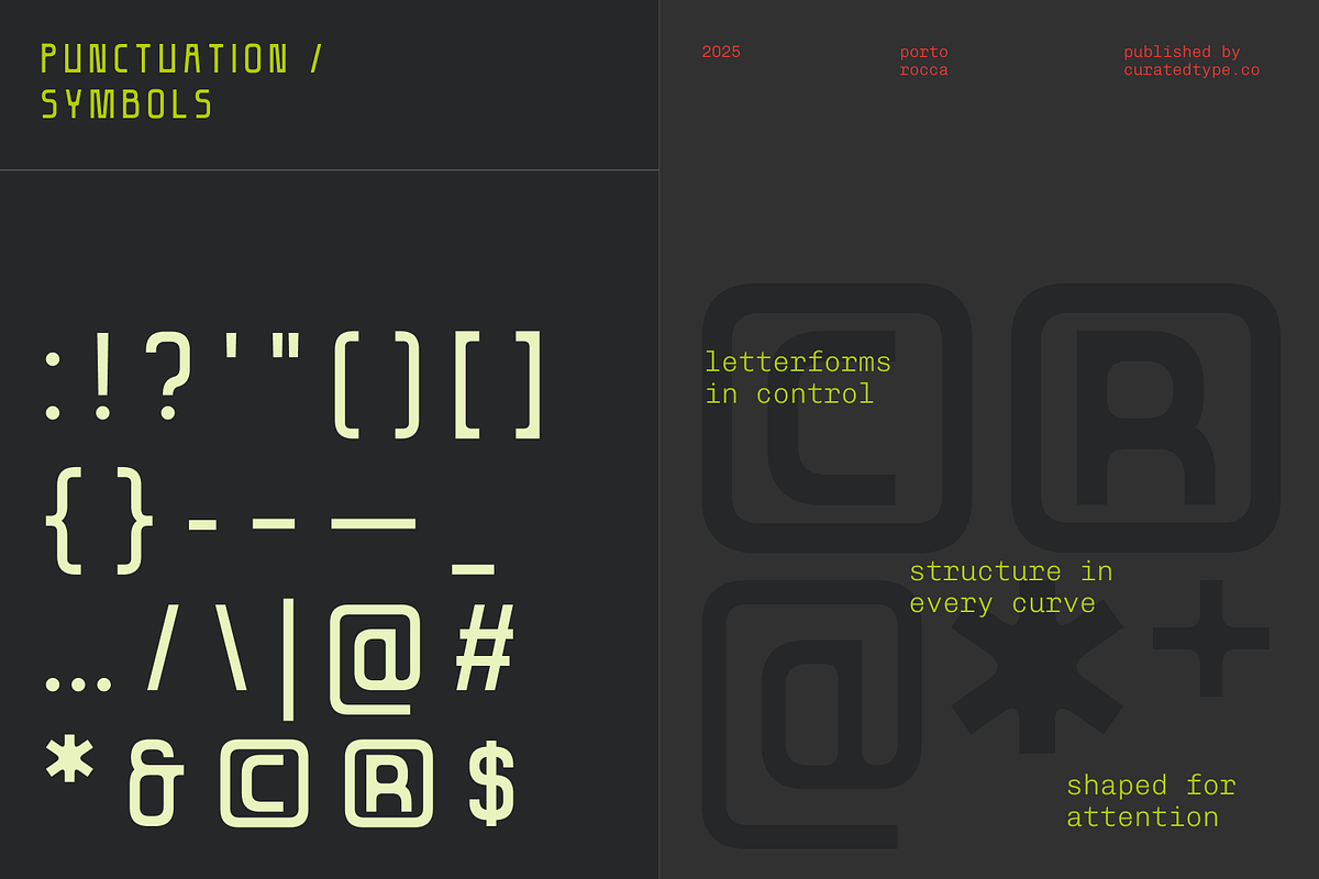 Porto Rocca Typeface, a Sans Serif Font by CuratedType Studio (Photo 6 of 10)