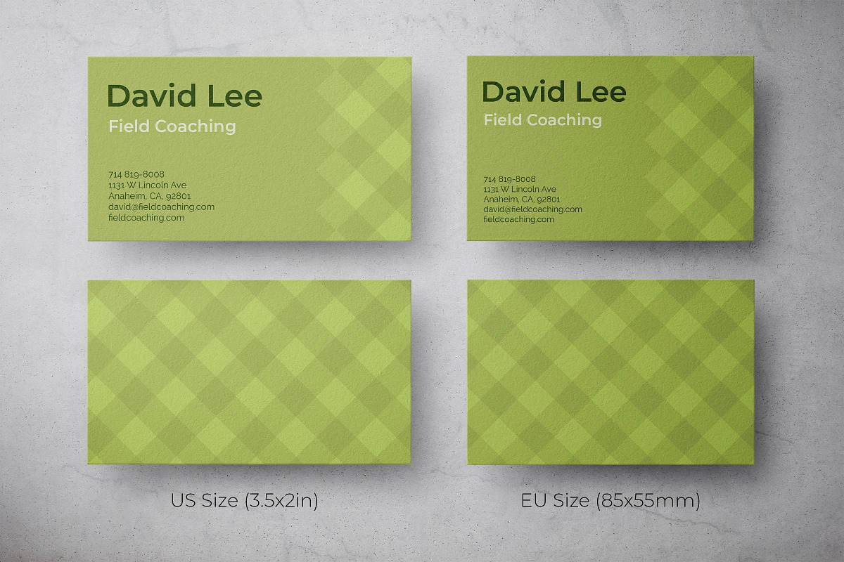 Field Coaching Business Card, a Business Card Template by Layoutlet (Photo 2 of 2)