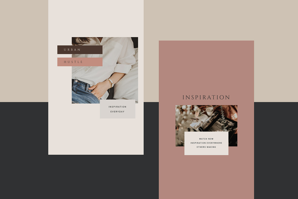 Fashion & Lifestyle V2 Instagram Kit, a Social Media Template by Design District (Photo 6 of 20)