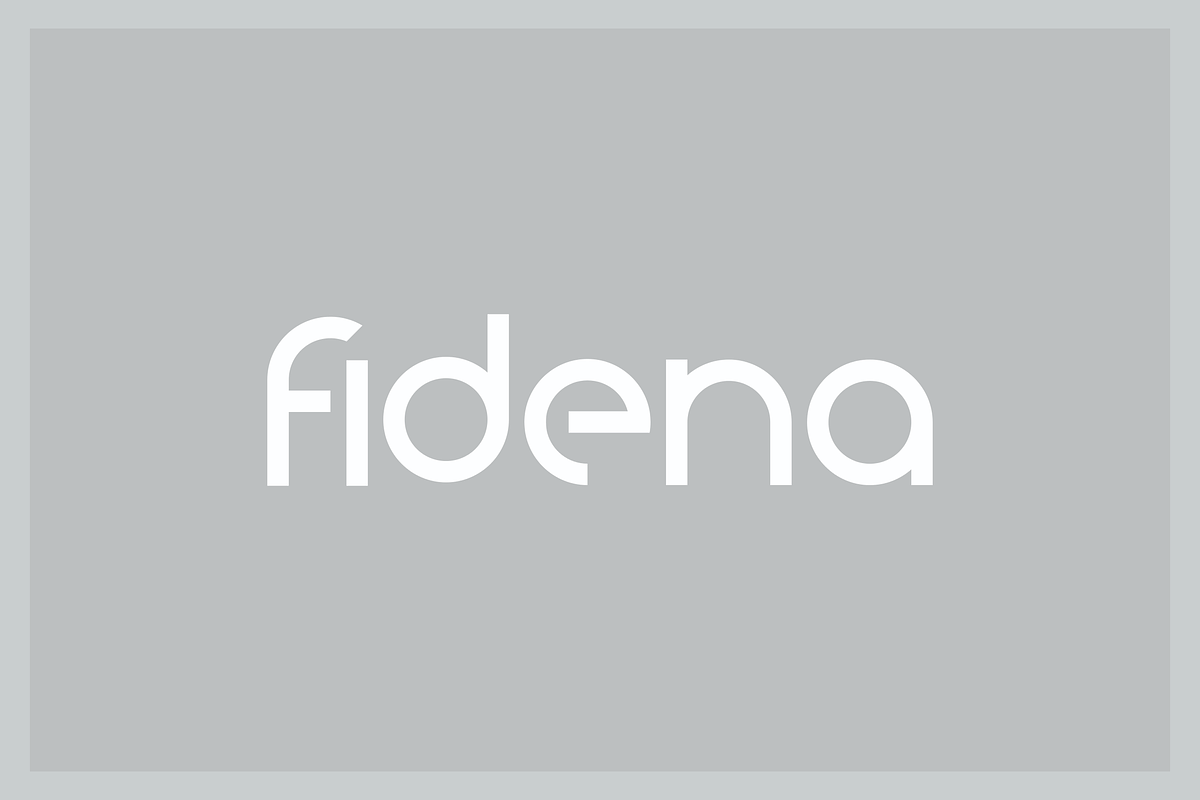 Fidena // a family font