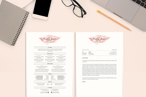 Water Color CV-Resume Tempalate *C