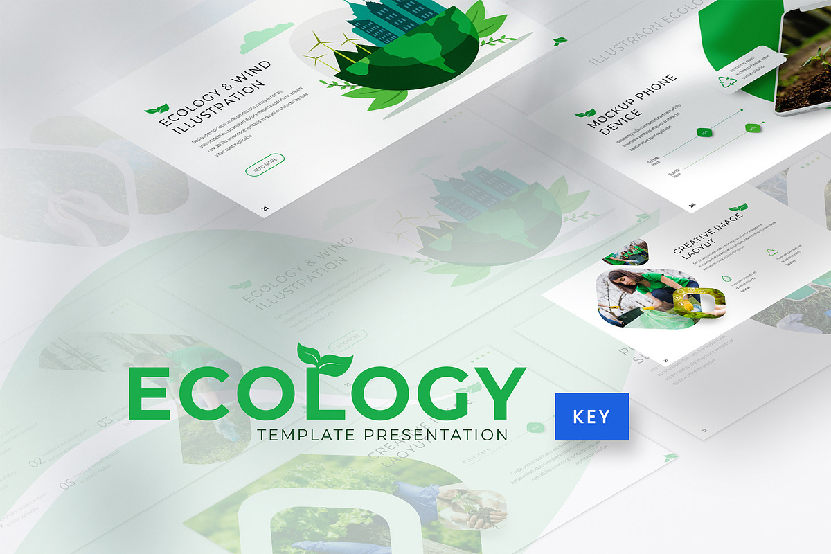 Ecology Keynote Template, a Presentation Template by Jegtheme (Photo 1 of 4)