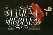Nothina Mount Typeface, a Serif Font by alit design (Thumbnail 7 of 21)