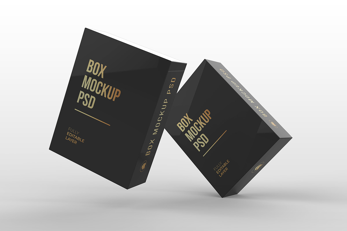 Box Mockup Set psd