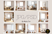 Set with frame mockups 7, a Merchandise Mockup by MightyTreeIE (Thumbnail 2 of 8)