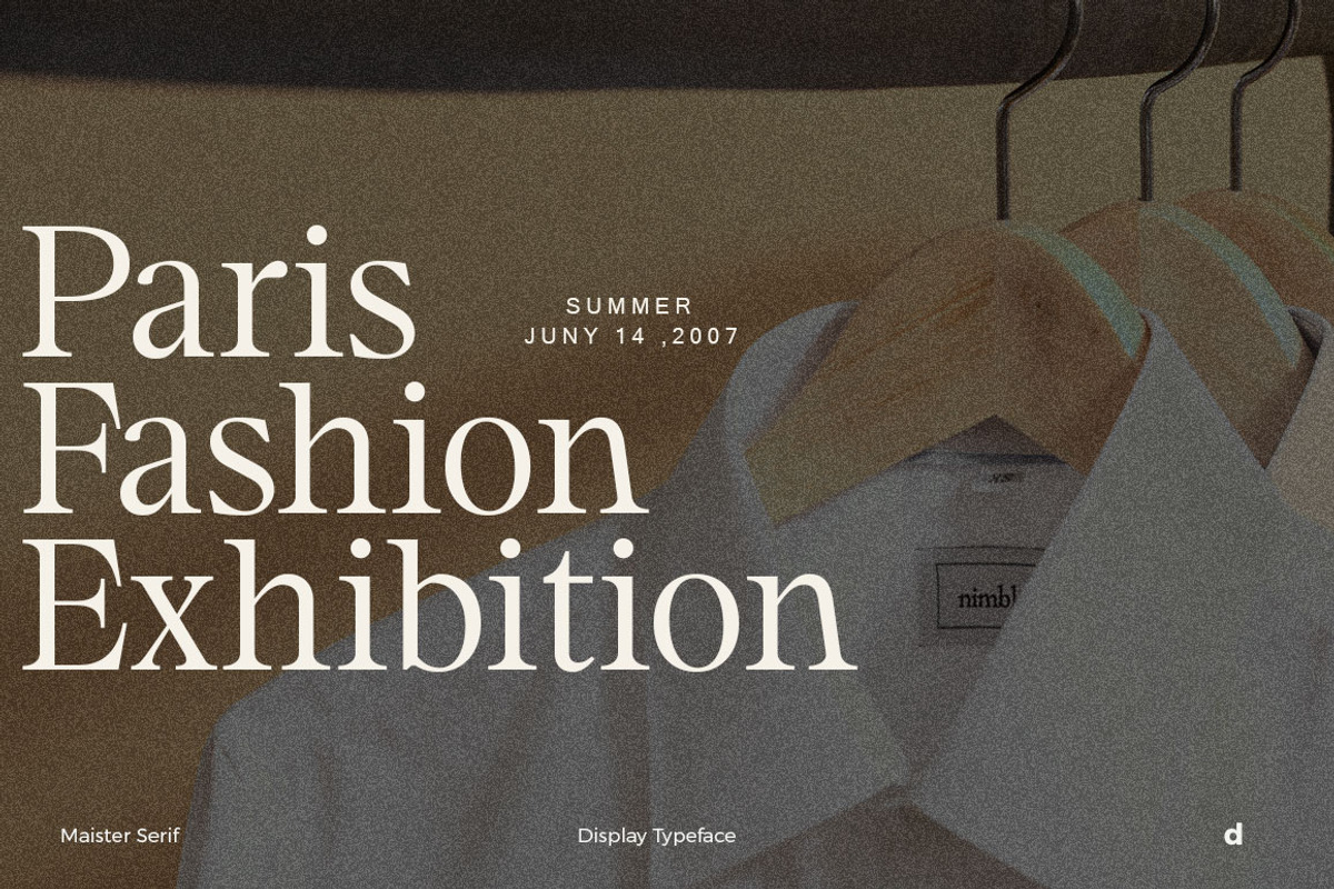 Maister//Display Serif, a Serif Font by Dora Typefoundry (Photo 14 of 20)