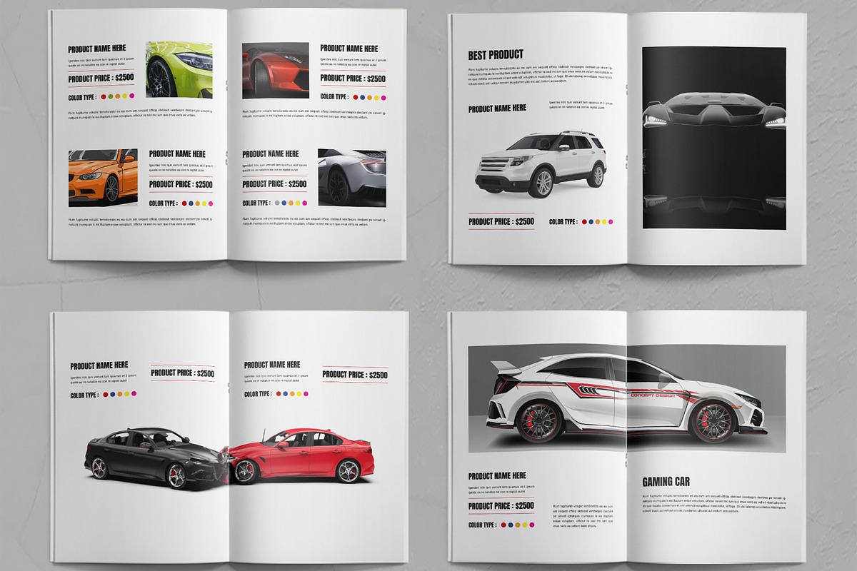 Product Car Catalog Design, a Brochure Template by ContestDesign (Photo 3 of 3)