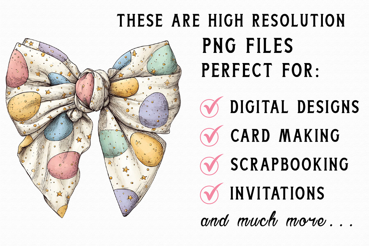 Easter Bow Clipart Bundle, an Illustration by Libby Wishes (Photo 5 of 7)