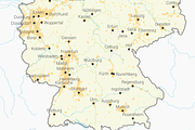 Map of Germany, an Illustration by Vector Maps (Thumbnail 3 of 3)