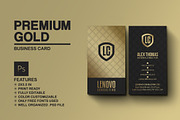 Premium Gold And Black Business Card, a Business Card Template by Marvel (Thumbnail 1 of 6)