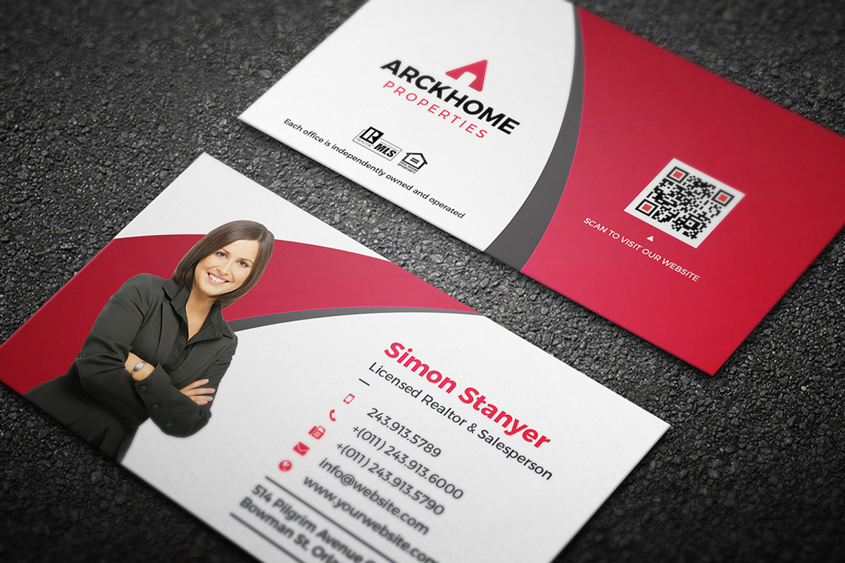10 Real Estate Business Card Bundle, a Business Card Template by GraphicsEgg (Photo 5 of 14)