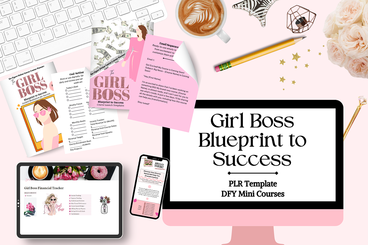 The Girl Boss Blueprint to Success, a Templates & Theme by bellaROSEworkshop (Photo 10 of 10)